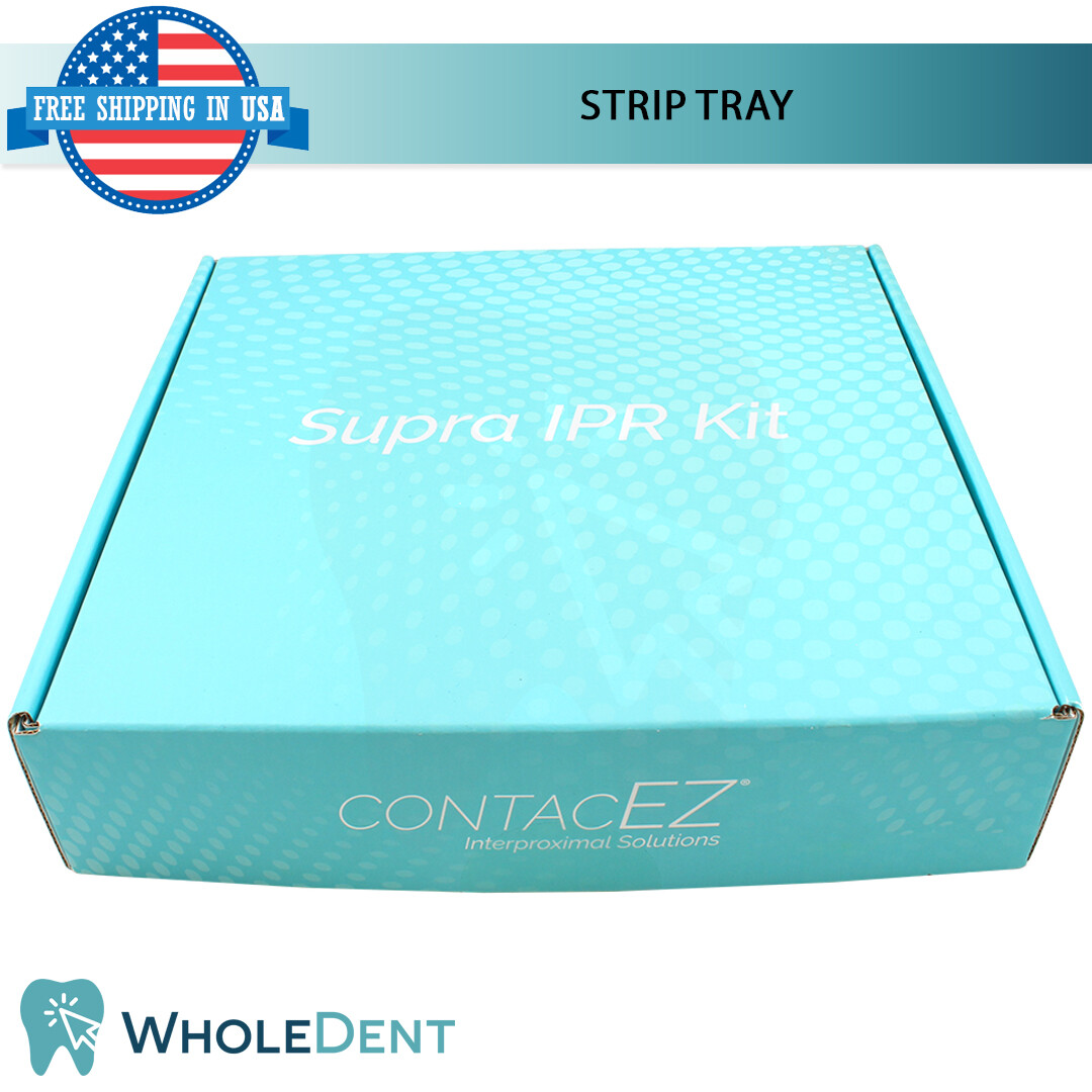 ContacEZ Supra IPR Kit Orthodontic Interproximal Reduction Disc Strips Tray