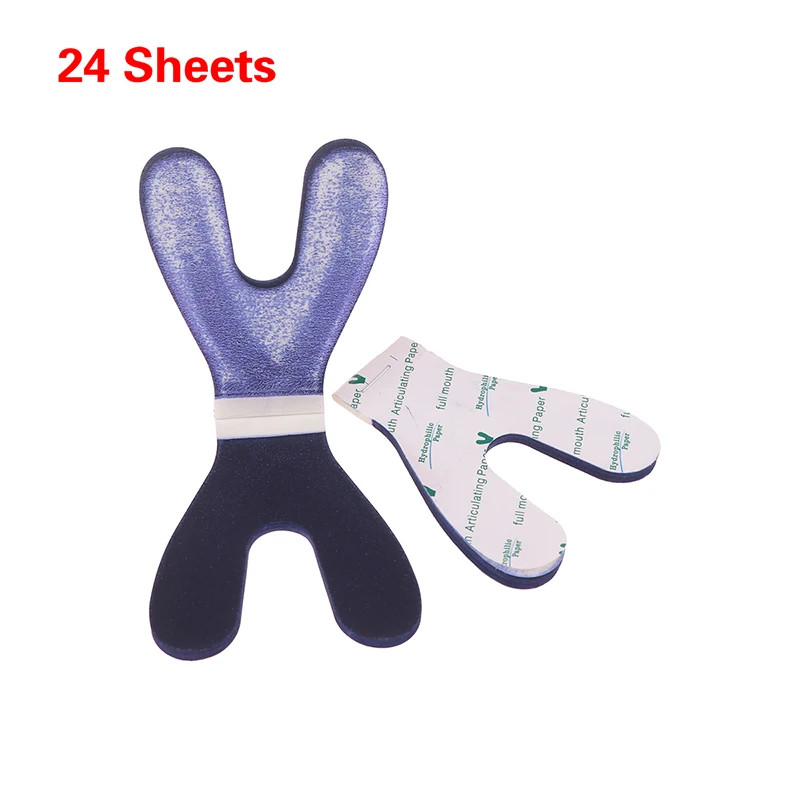 2books/Box Dental Articulating Paper Double Y Type Blue Red Bite Paper