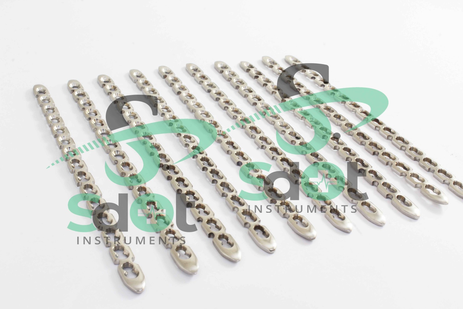 2.0mm LCP Reconstruction Plates Set of 10 PCs 316L Steel By SdOt Instruments
