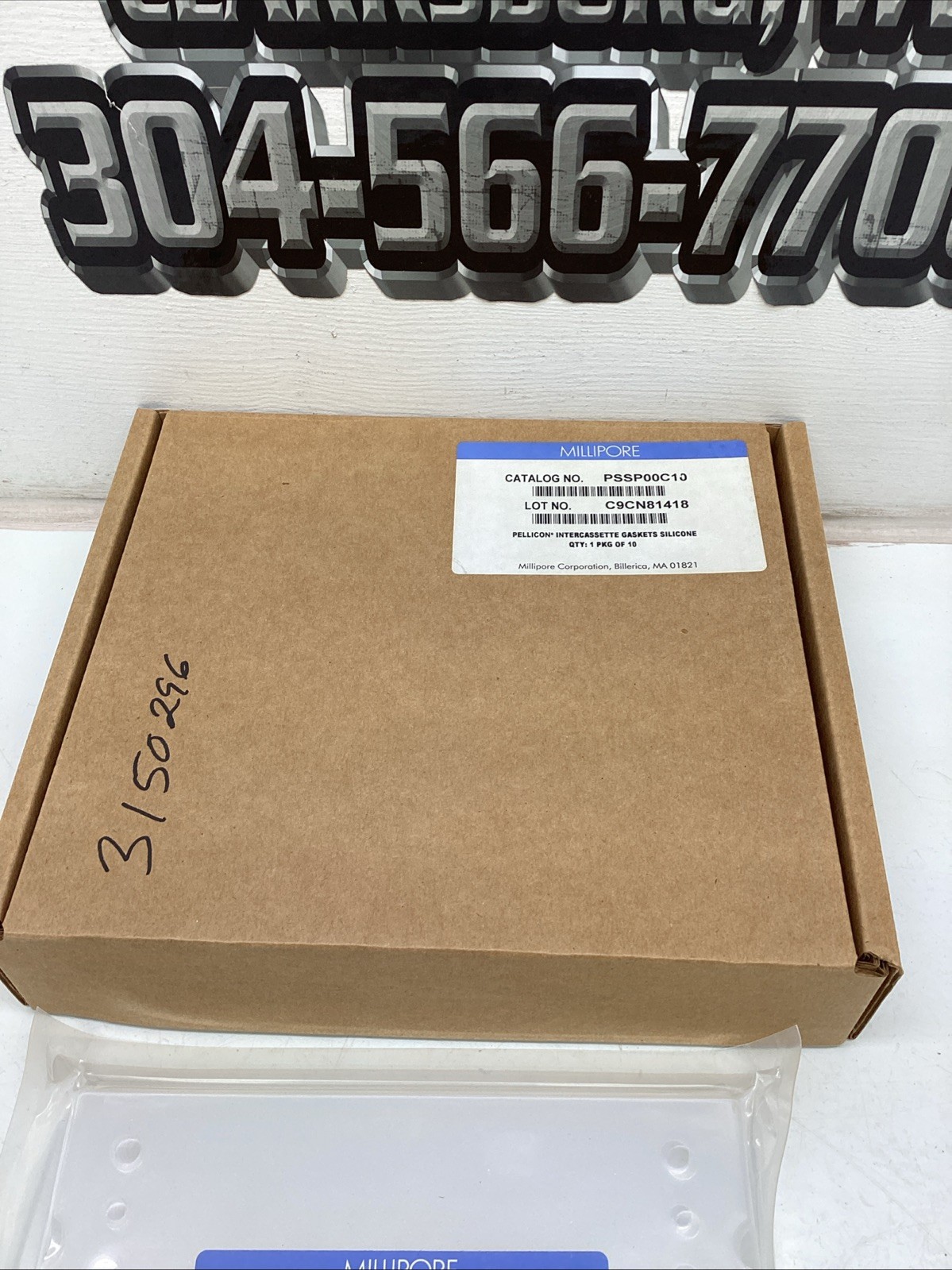 Box Of 10 Millipore Inter cassette Silicone Gaskets PSSP00C10 NIB