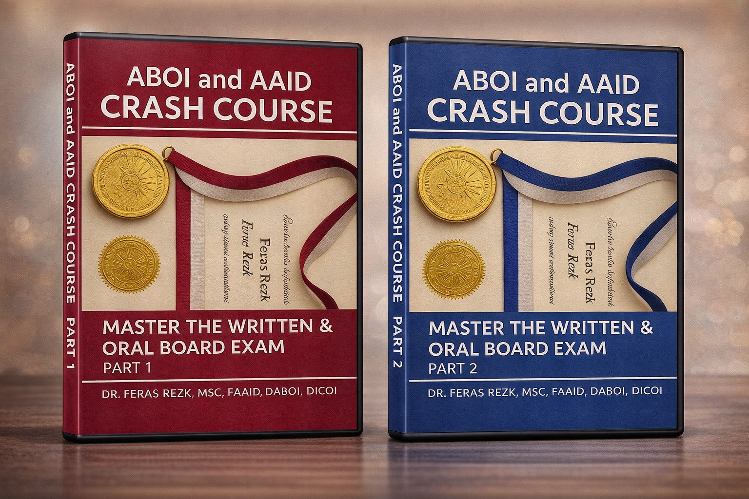 Dental DVD ABOI and AAID writing exam training video lecture PART 1 and 2