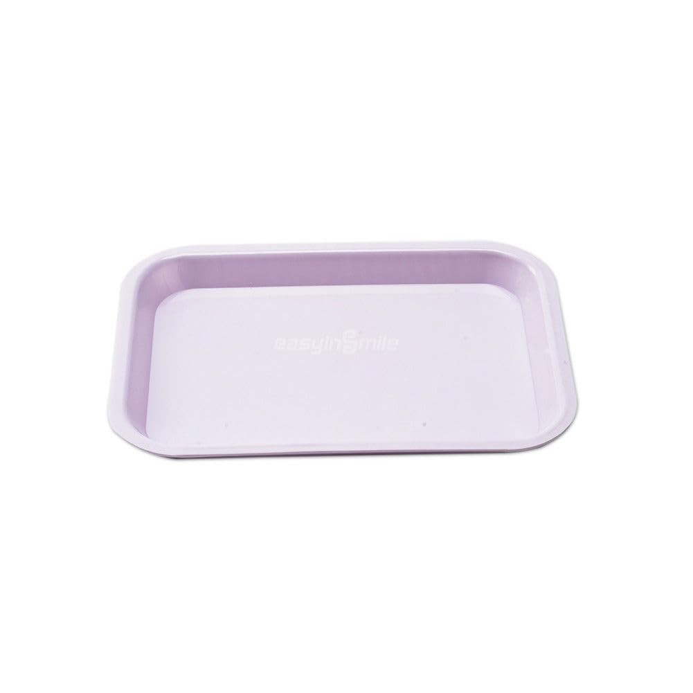 Dental Flat Instrument Set-Up Tray Size F Mini Autoclavable F Purple