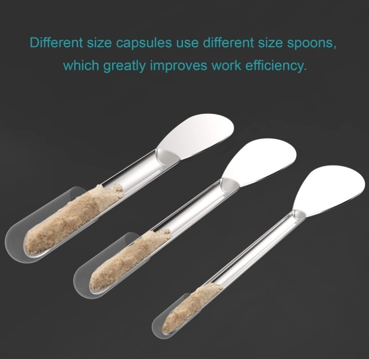Lab Spatula Micro Spoon mini Scoop Laboratory Tiny Powders Mixing Filler Gel Cap
