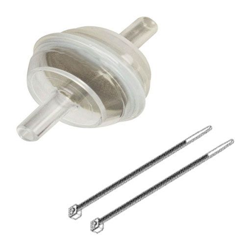 RPI Water Filter (In-Line) 3/16″ ID Hose Connectors, 1-1/4″ Diameter, 2″