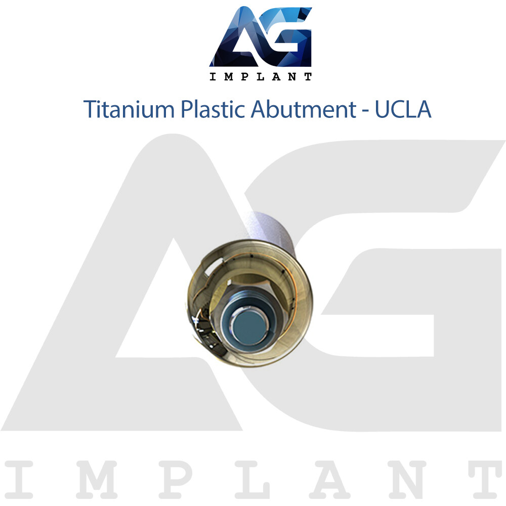 5 Titanium Base Anti Roatational Plastic Castable Abutment UCLA Int Hexagon
