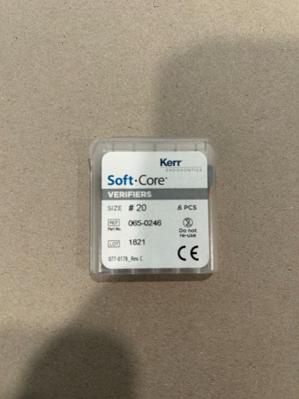 *6-Pieces* Kerr Soft Core Size-20 Verifiers 065-0246