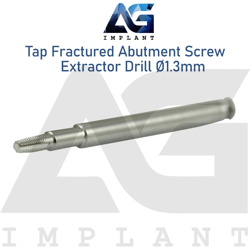 2 Tap Fractured Abutment Screw Extractor Drill Extraction Instrument