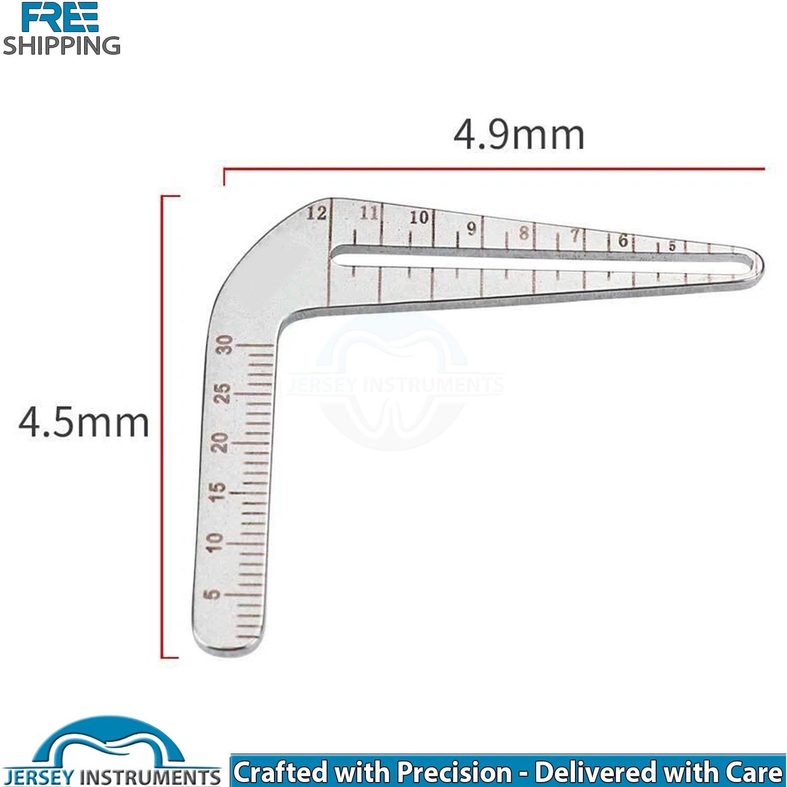 Dental Implant Locator Drilling Depth Measuring Locating Pin Guide Gauge S+L New