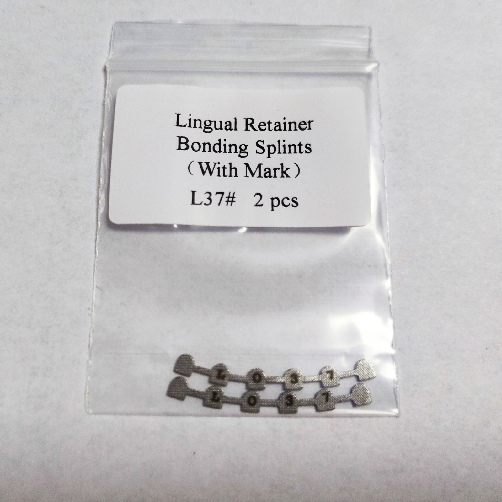 10 Packs 20Pcs Orthodontics L37 Lingual Retainer Mesh Base With Mark 2pcs/pack