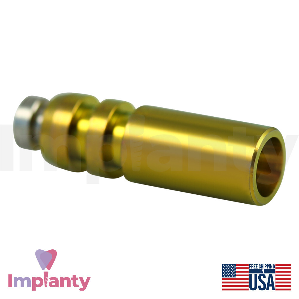 10x Dental Titanium Fixture Digital Analog Compatible Neodent GM Yellow