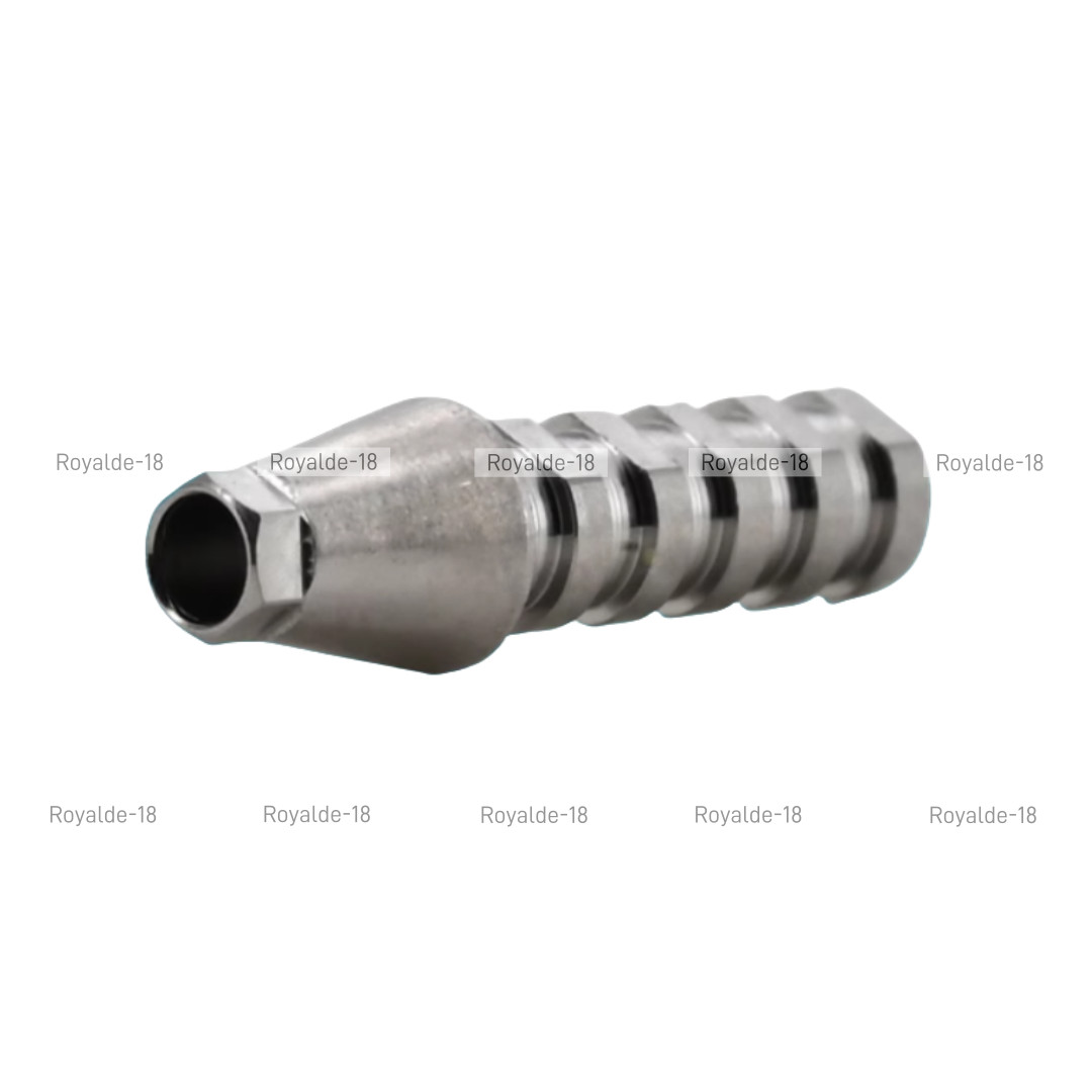 Dental Hex Temporary Abutment Cylinder Mini Regular Ti Screw Ebony OSS GH1.0