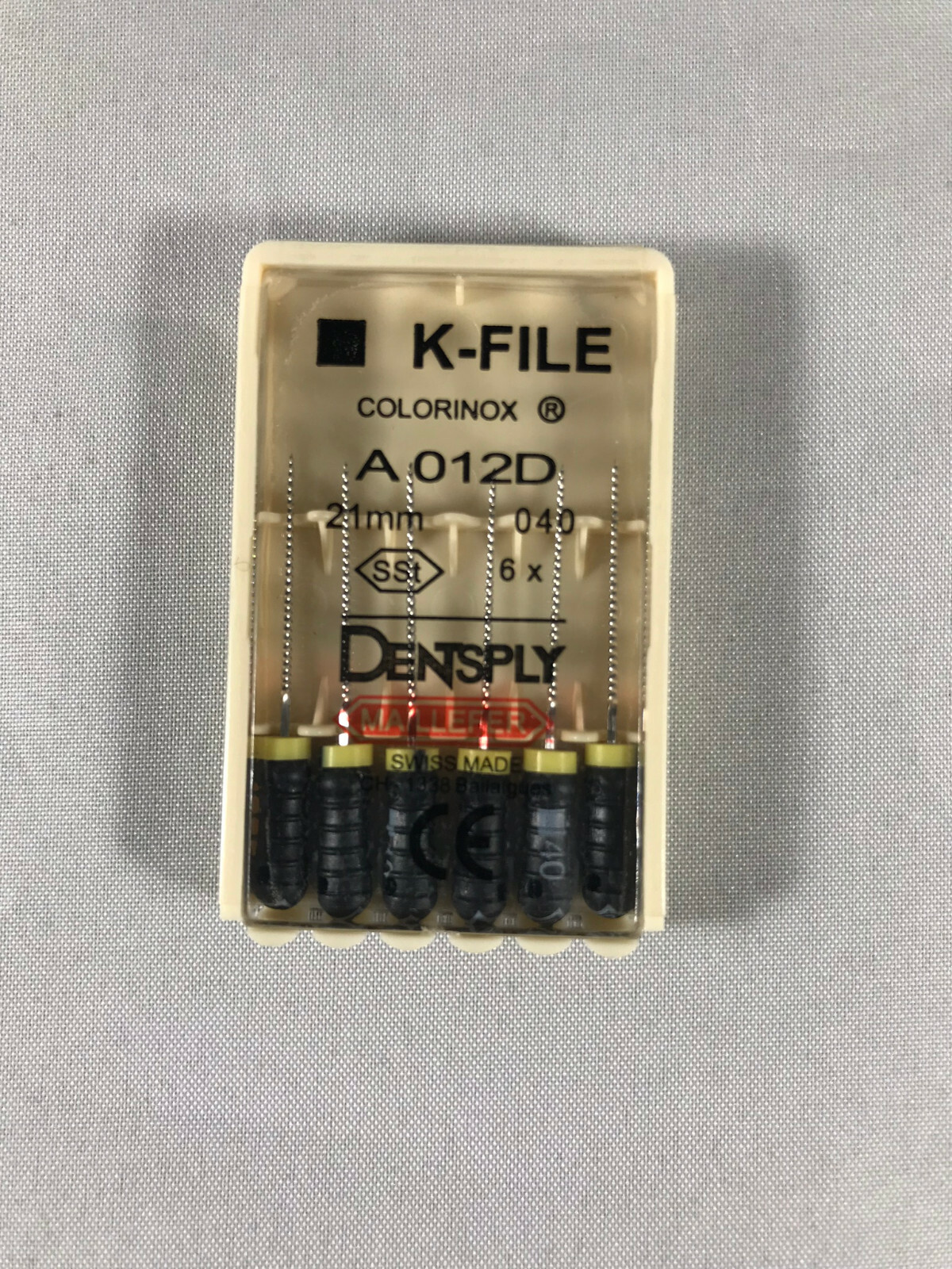 Dentsply Maillefer K-file Endodontic stainless steel 21mm All sizes 60 files/pk