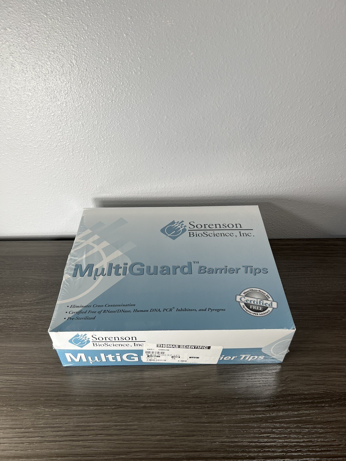 960 Pack Sorenson 38000 Natural Sterile MultiGuard Barrier Pipette Tips 0.1-10uL