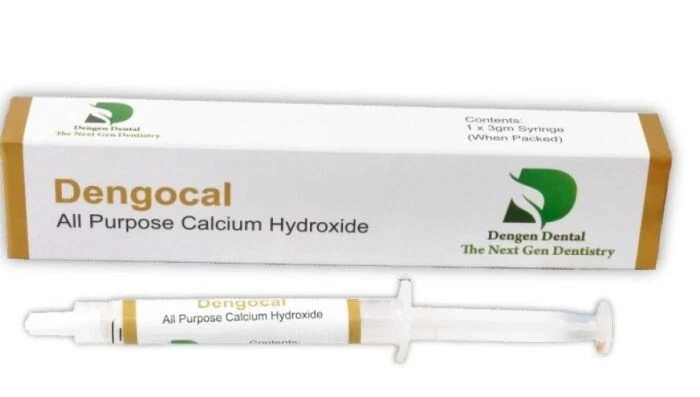 2 X Dental DengoCal All Purpose Calcium Hydoxide Paste 3g Syr