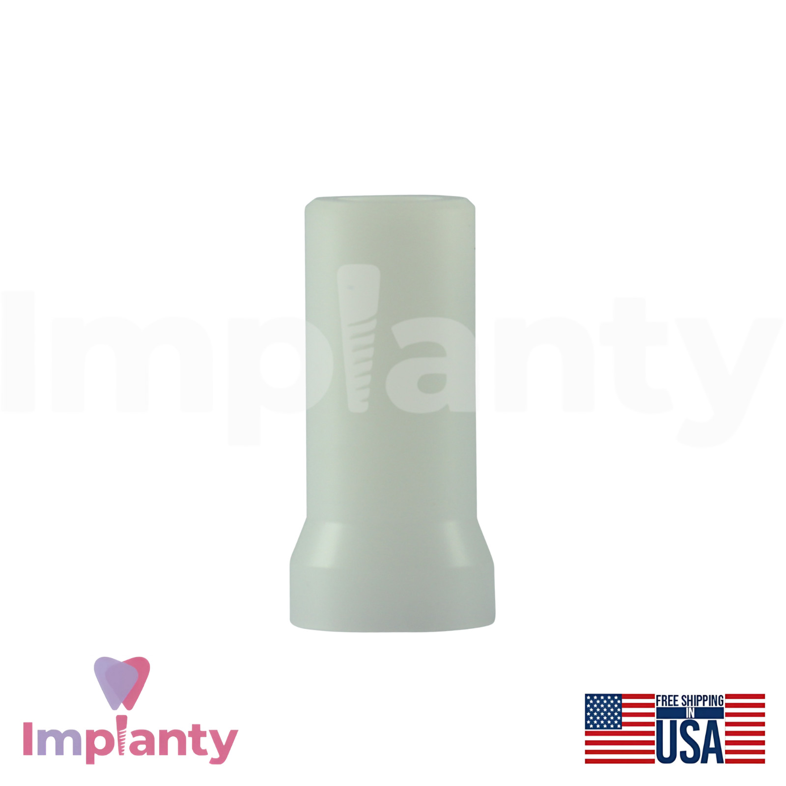 MIS Compatible Ø4.8mm Multi Unit Platform Plastic Cylinder 10mm Length