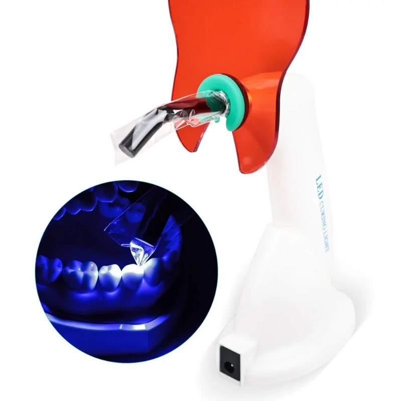 Dental Curing Light Guide Rod Protective Film Cover/ Sleeve Disposable 18mm*67mm
