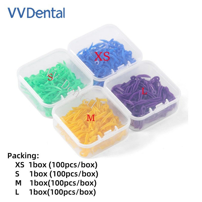 Dental Wedges Tooth Gap Wedge Plastic Concave Design Diastema Fits Palodent