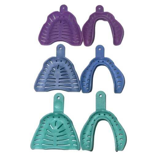 RMH3 Dental Disposable Anodontia #1-6 Assorted Impression Tray, 12/Pk