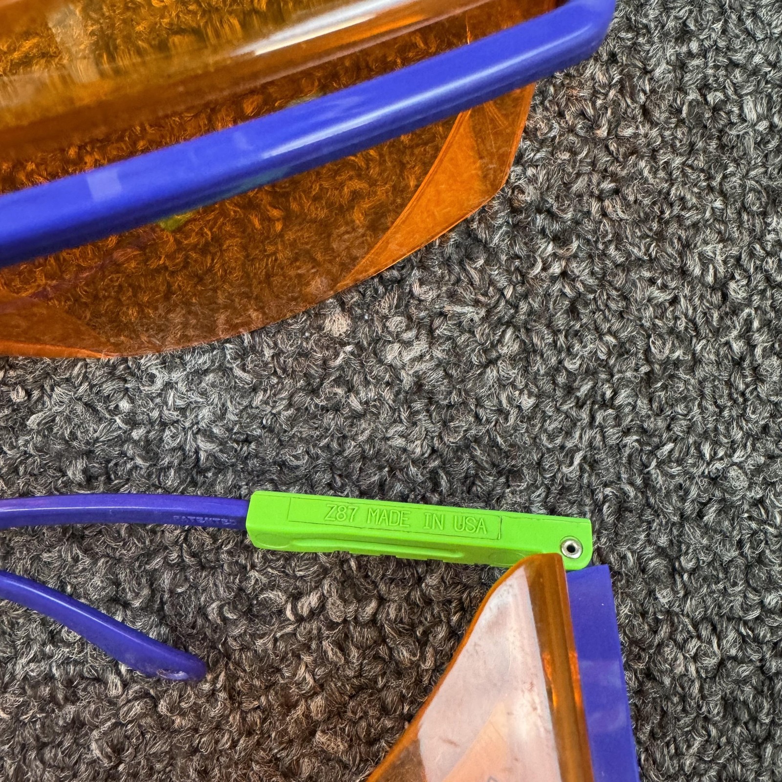 Laserscope Astrospec 3000 Laser Safety Glasses OD3 532nm Orange 2 Pairs
