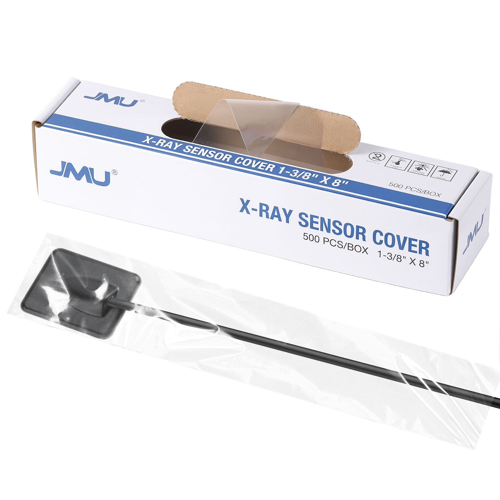 500Pcs X-Ray Head Sleeve JMU Dental Disposable Protective Covers Multiple sizes