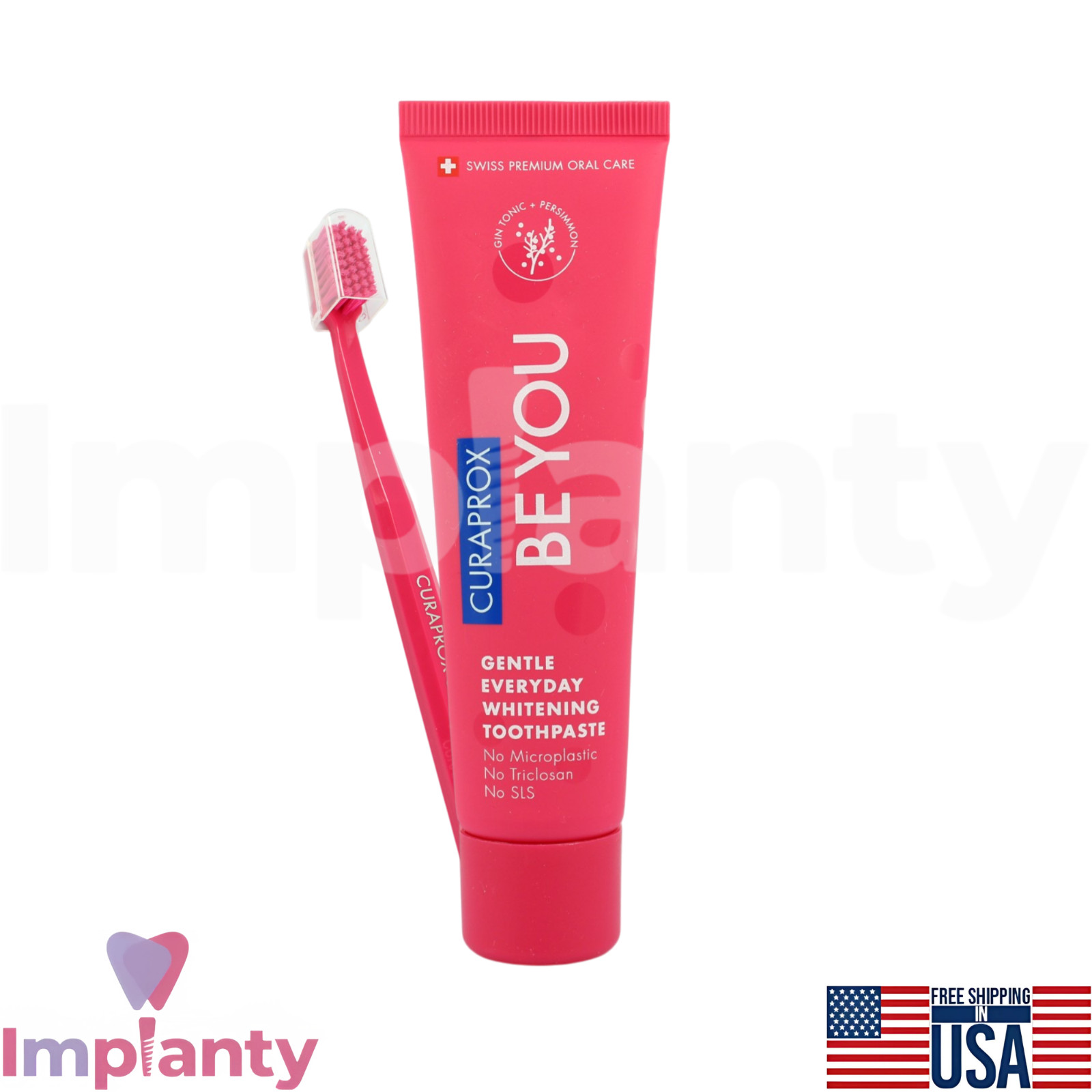 Curaprox Dental Whitening Toothpaste with Toothbrush Set Pack Multiple Flavors