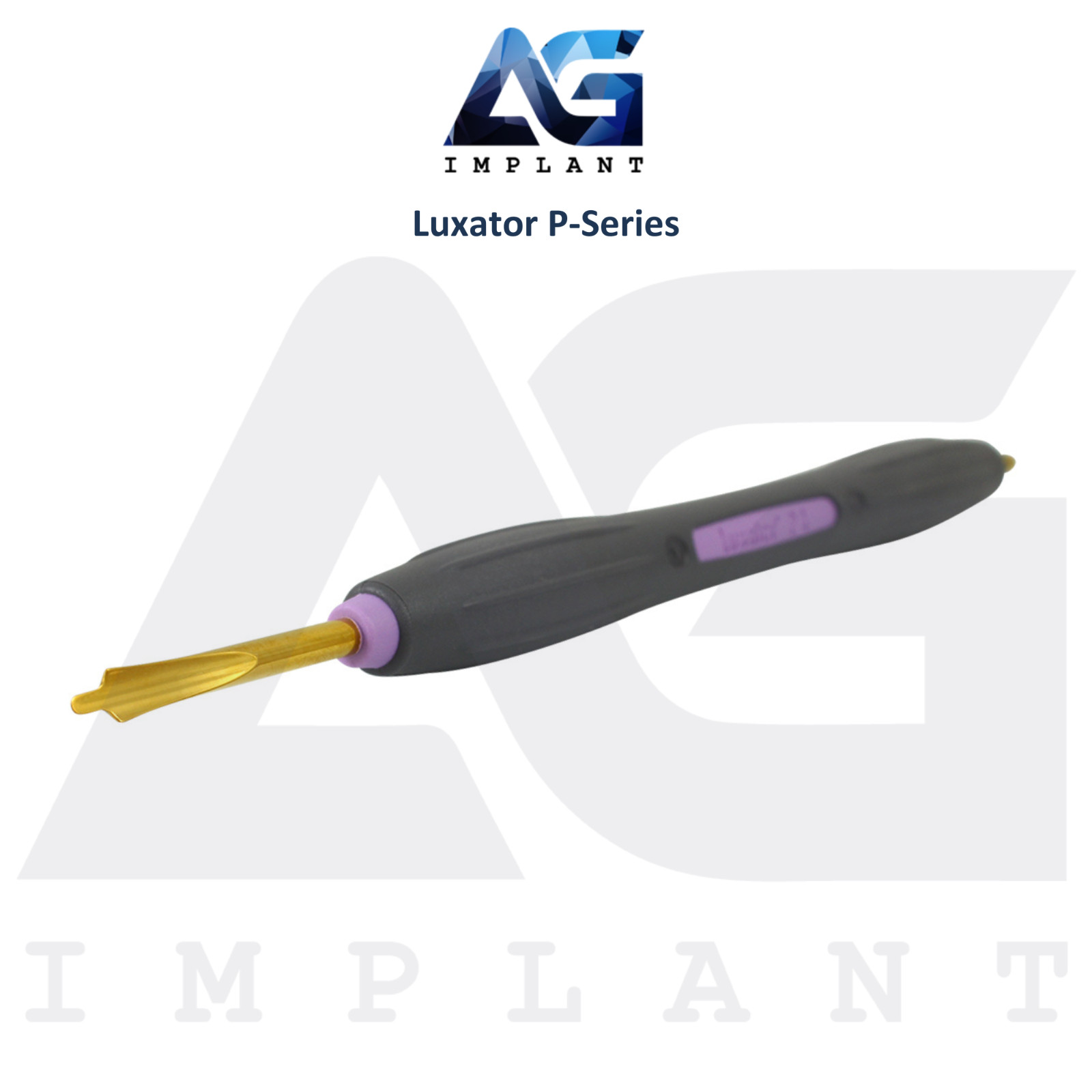 Dental Luxator P-Series Blade Shape Thin Extracting Tool Penholder Grip