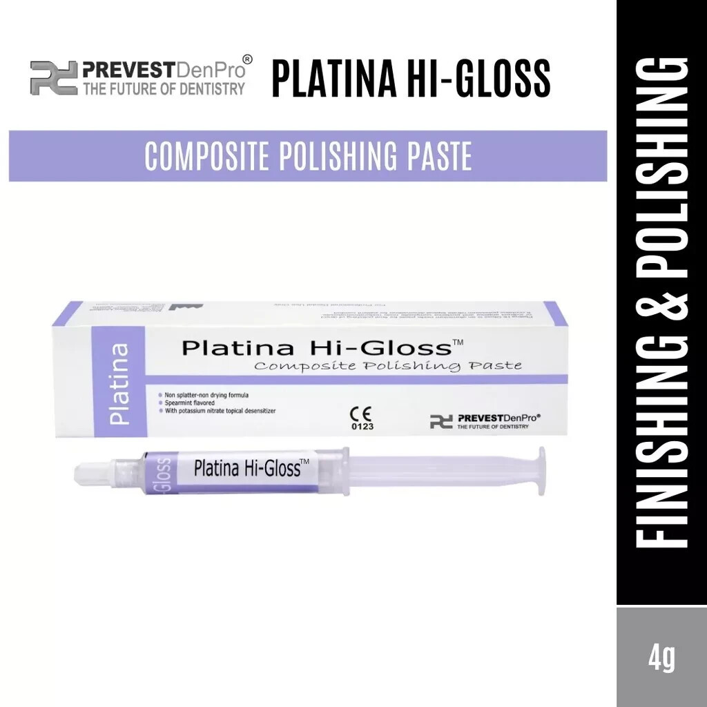 Dental Composite Final Polishing Paste Platina Hi-Gloss Fine 4gm Prevest