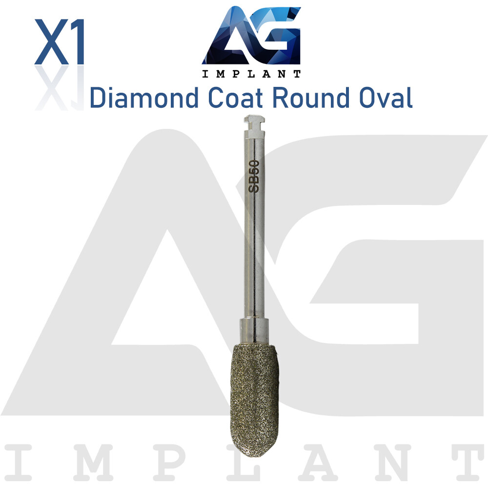 Diamond Round Oval Ø5.0mm Bon Shaping Cutting Tool Dental