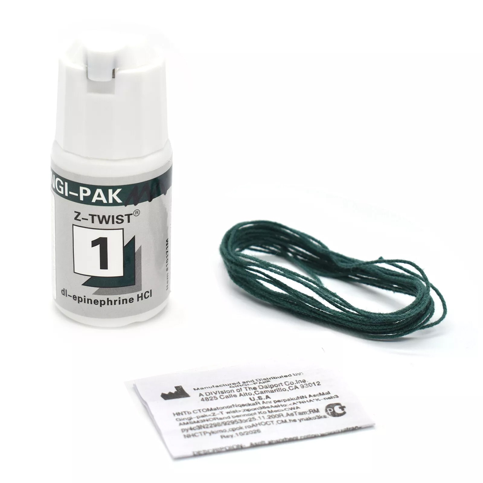 Gingi-Pak Max Z-Twist Dental Gingival Retraction Cord Packing #1