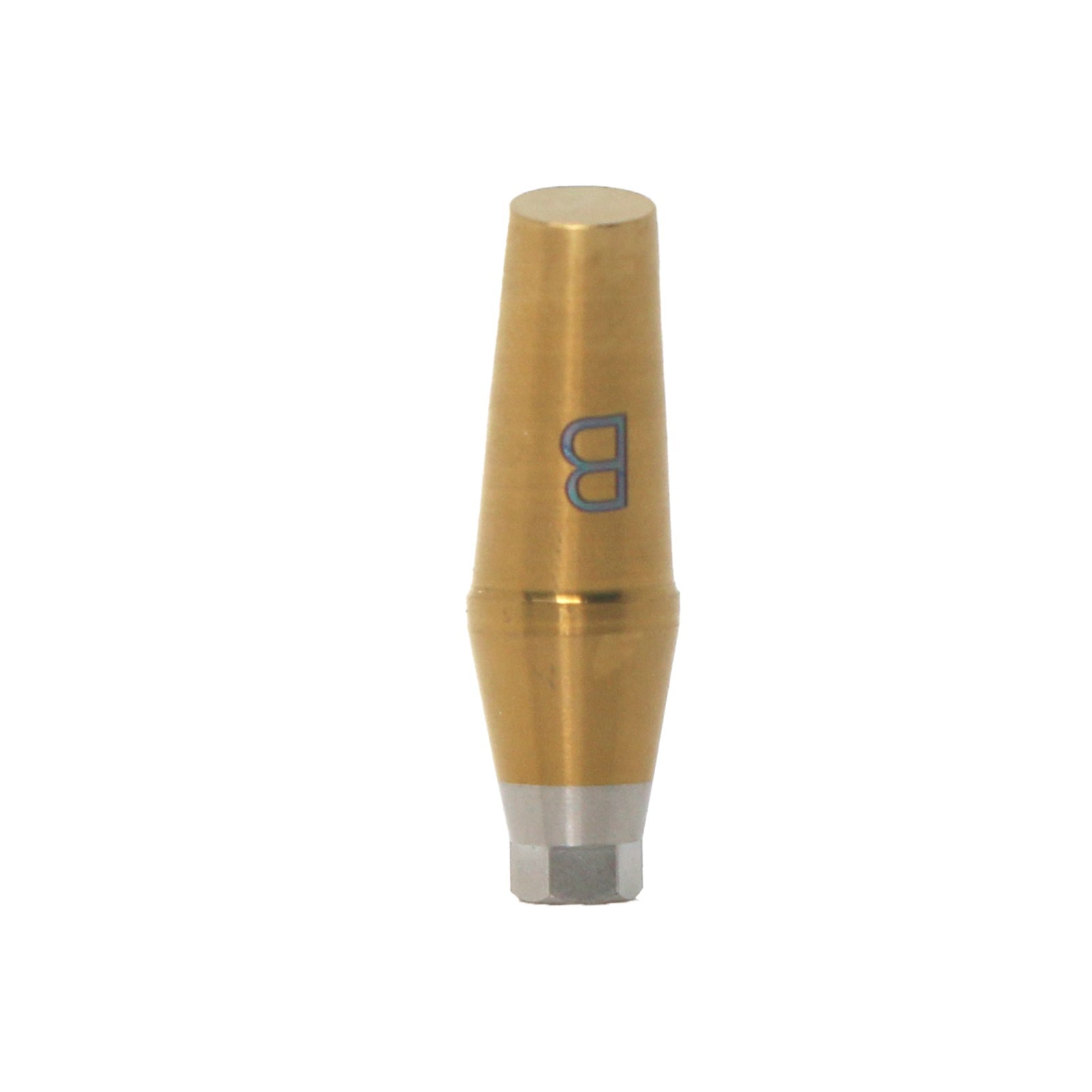 17° Angled Abutment Regular RP Ø4.5mm Fits Hiossen Osstem TS Hex A/B TiN Coated