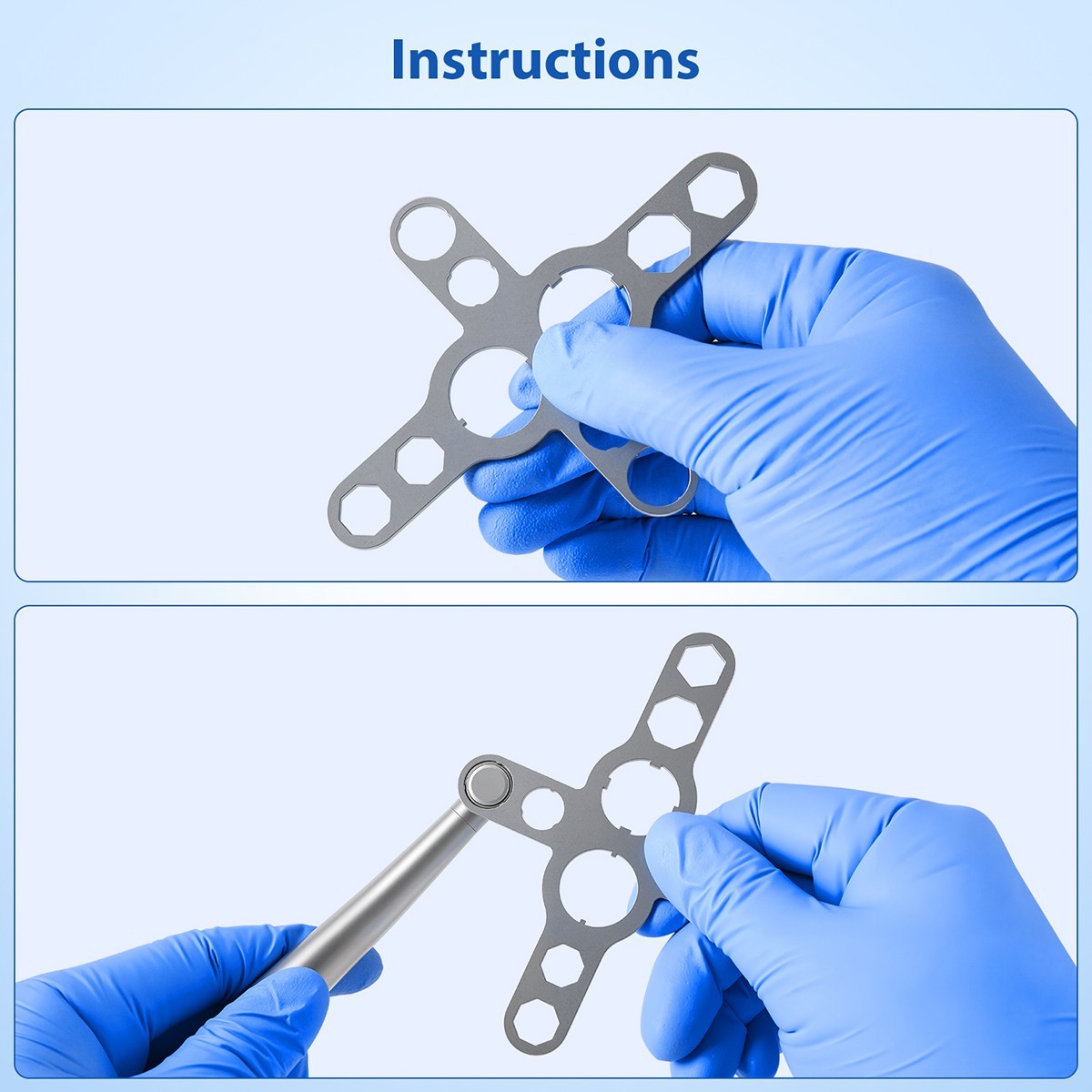 Dental High Speed Handpiece Back Cover Implant Wrench fit Implant Motor Turbine