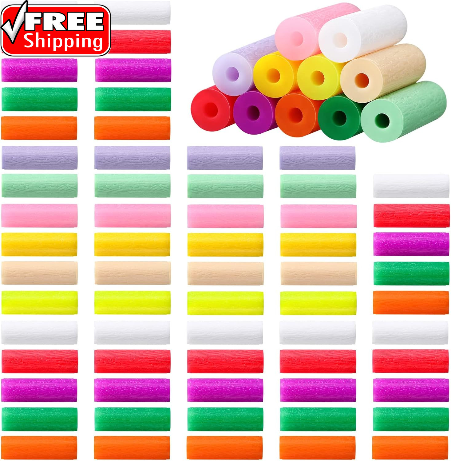 110 Pcs Aligner Chew for Aligner Tray Seaters Silicone Chompers Teeth Dental Inv