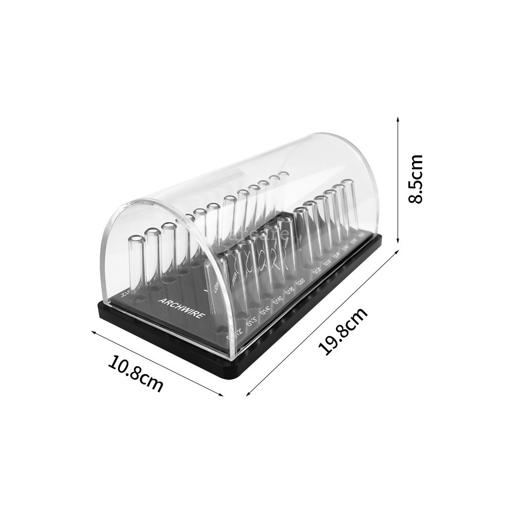 Dental Composite Resin Syringe Storage Holder Acrylic Organizer Applicator Rack