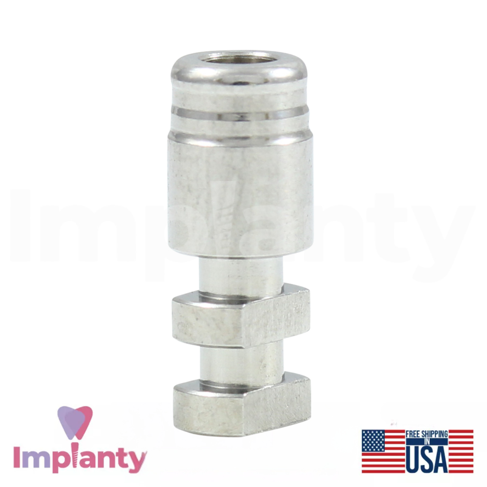10x GDT Lock Attachment Analog 10.4mm Lokator Dental Fixture Dentistry Lab