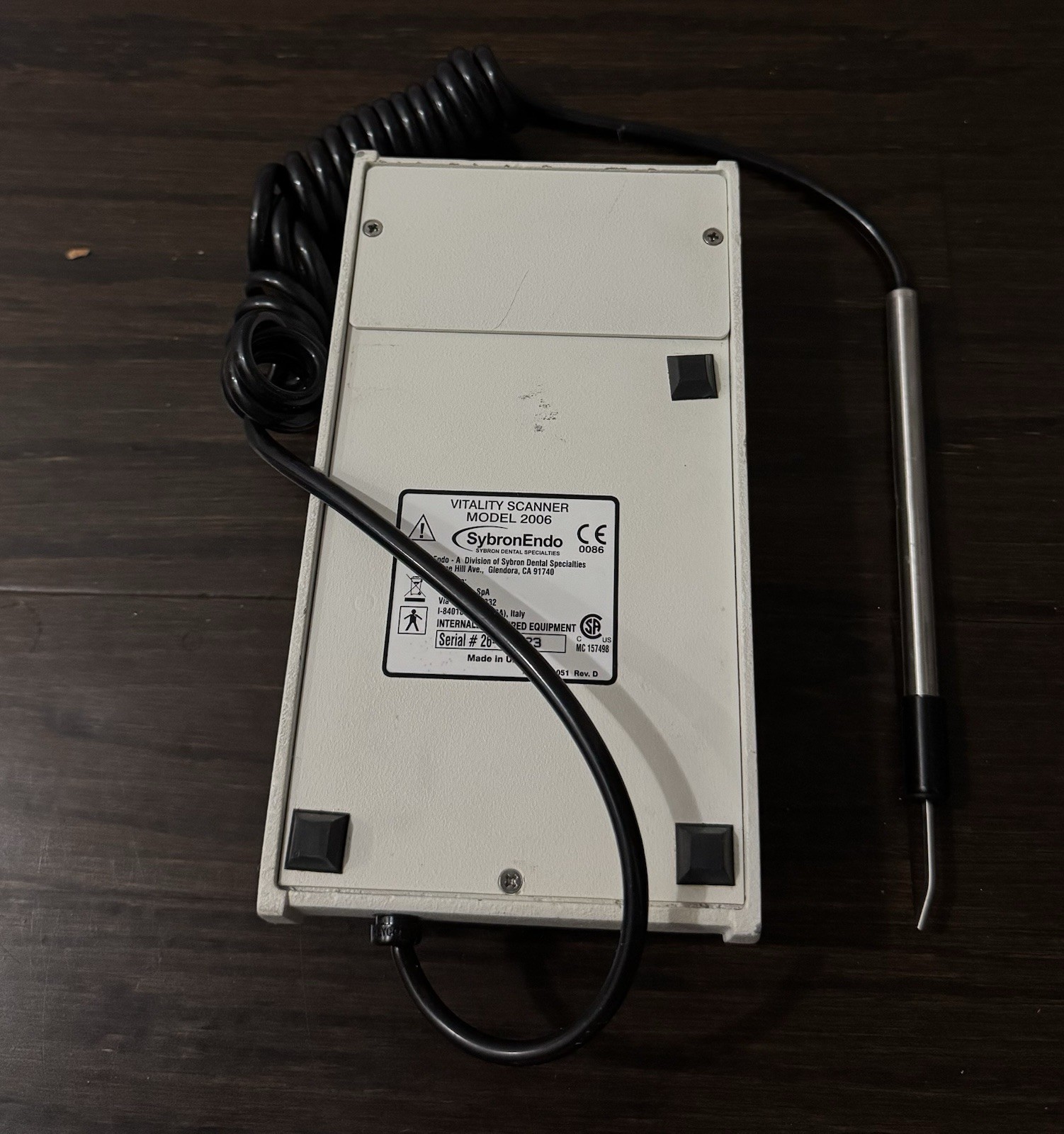 Sybron Endo Vitality Scanner – Dental Pulp Vitality Tester EPT Endodontics