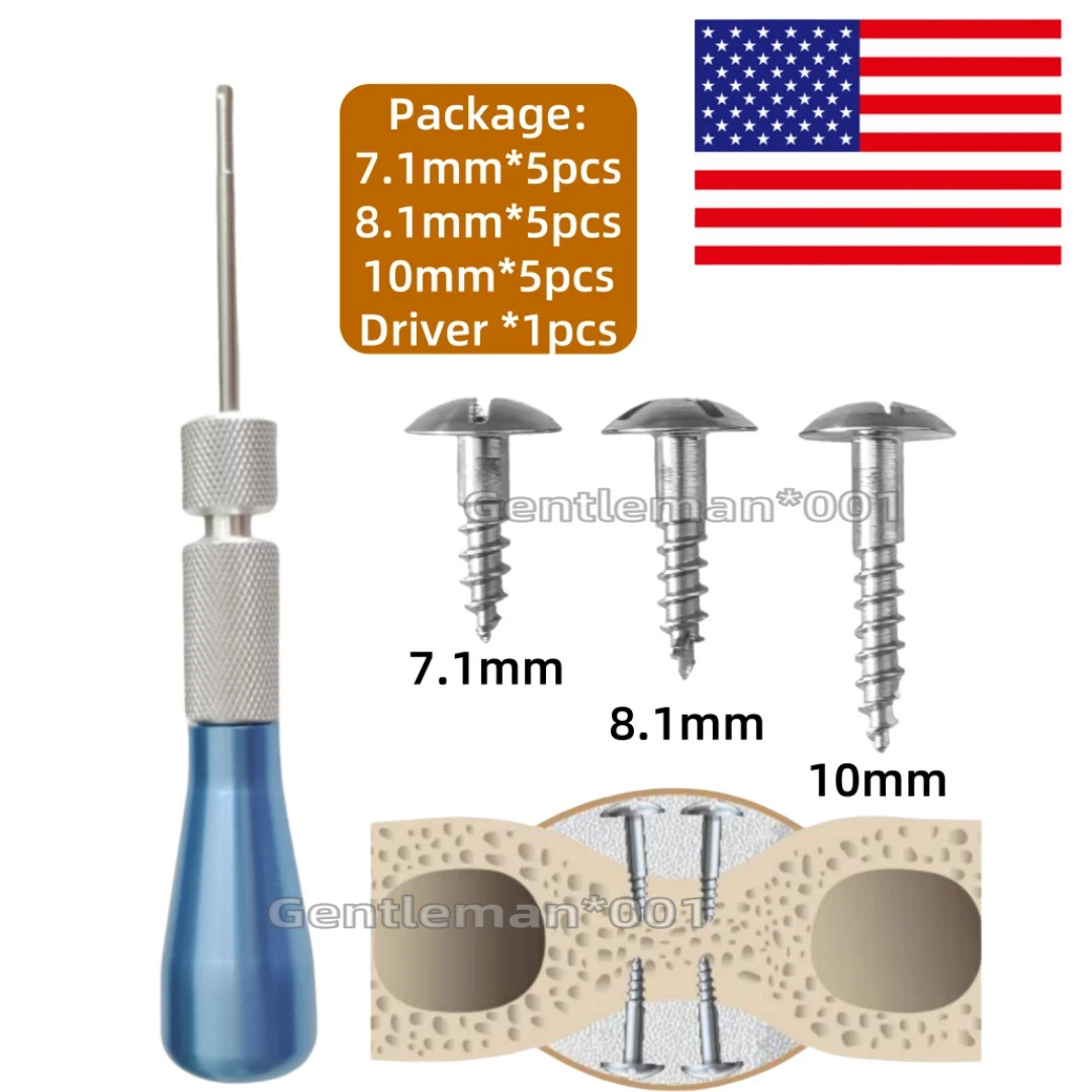 Dental Tent Screw Tenting Mini Hole Drills 1.2 1.0 Pilot Drill Pre-Hole
