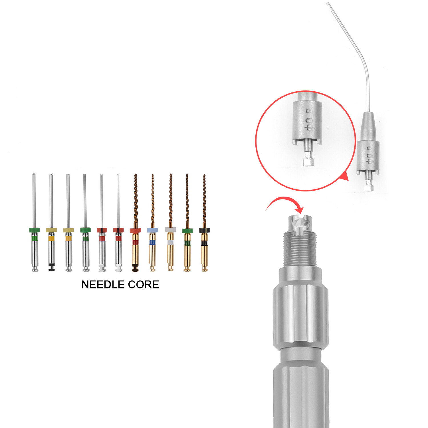 Dental Endodontic Handpiece Files Removal Fractured Root Canal Files Remover CE