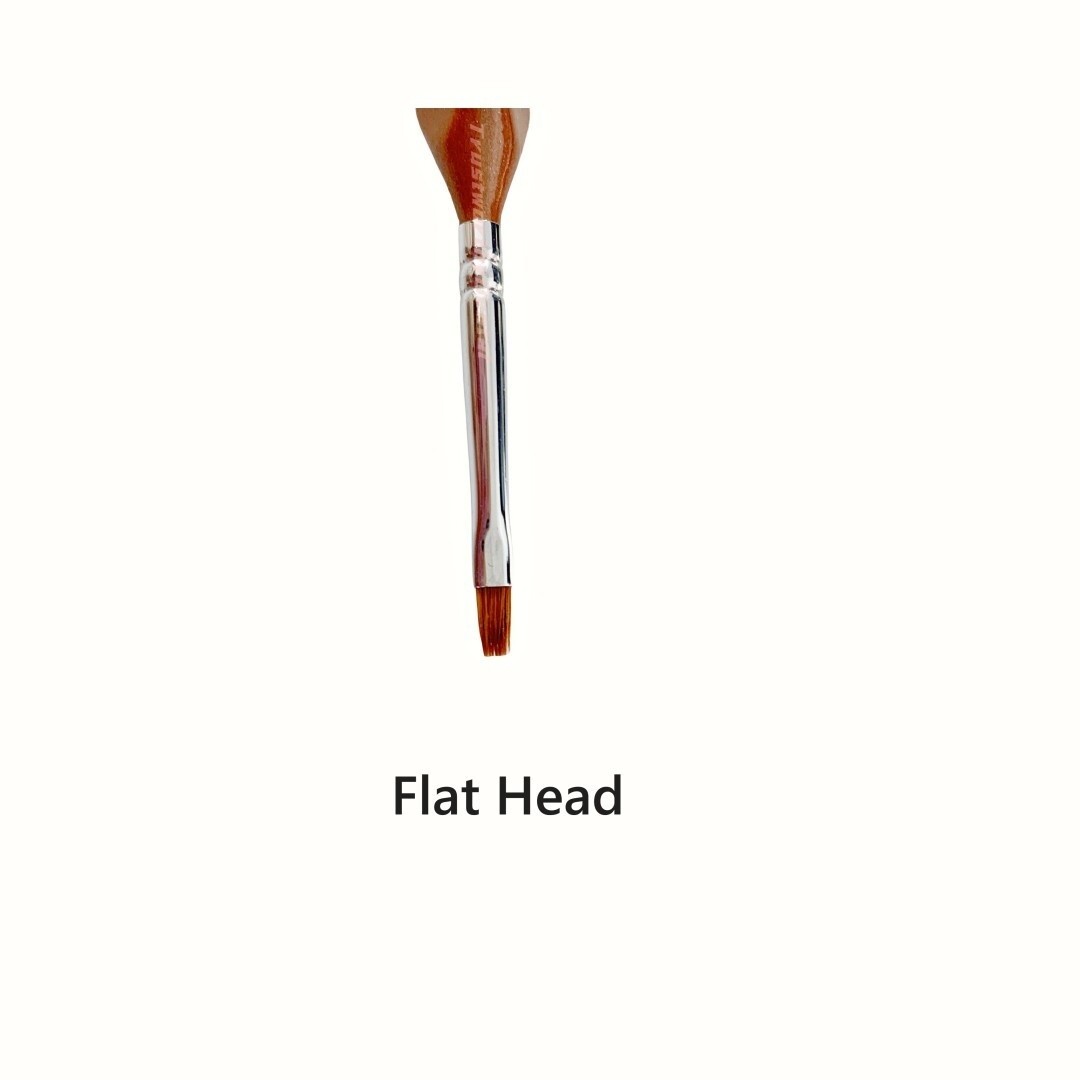 Dental Sable Hair Brush Pen Porcelain Brushes Thin Bold Enamel Silicone Brush