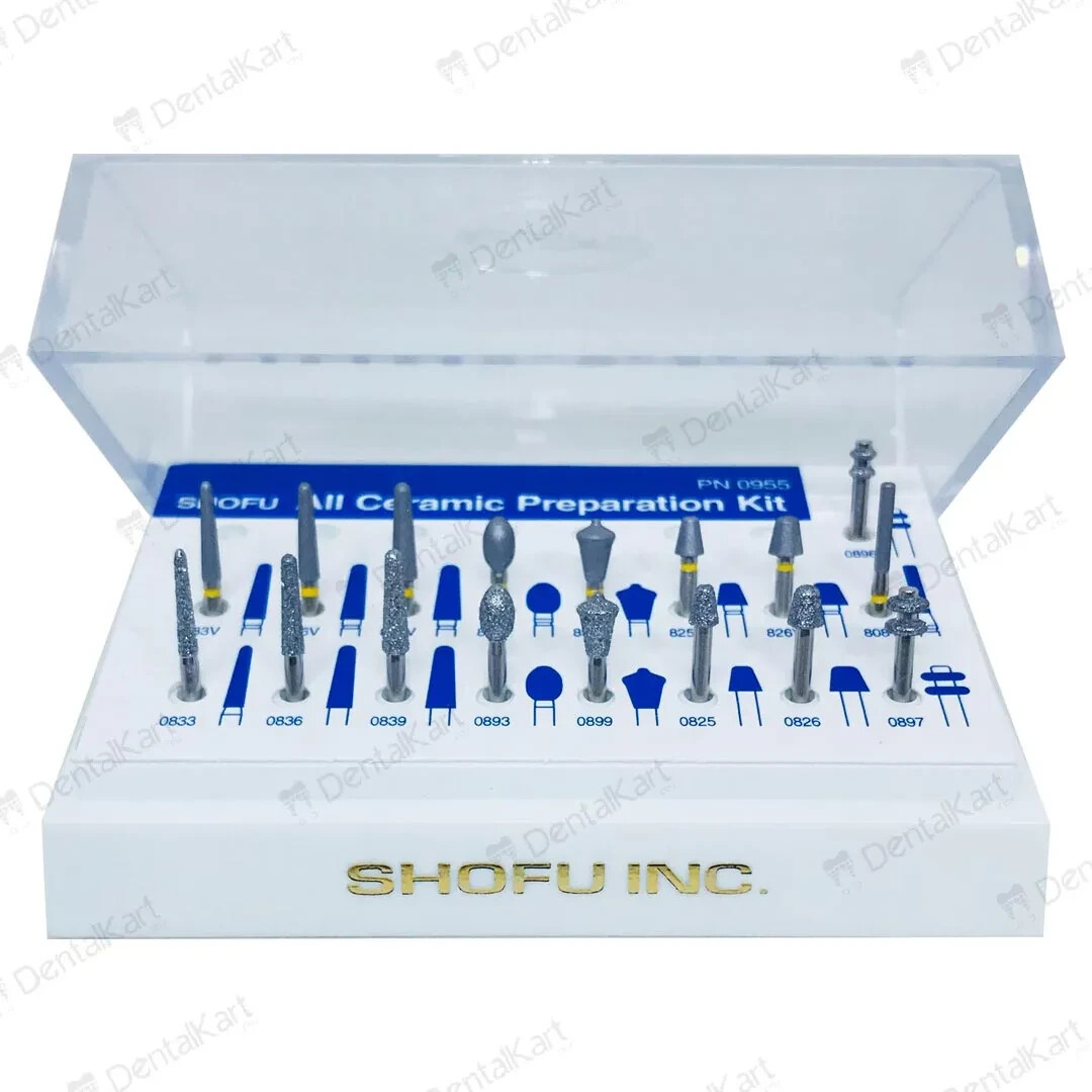 Shofu All Ceramic Preparation Kit same as picture expactdite shipping
