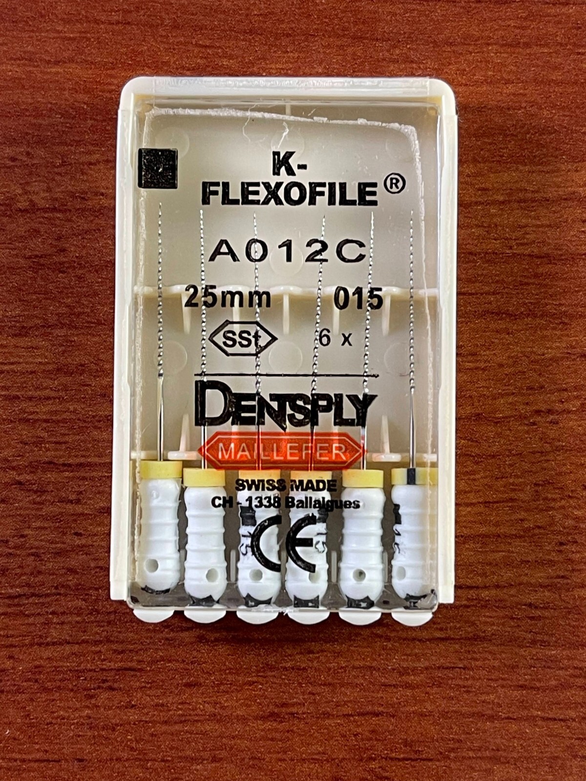Dentsply Maillefer K-Flexo SS file Endodontic 21,25,31mm 1800 files/pk (300 Box)