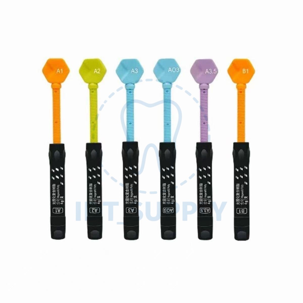GC Fuji Light Cure Composite Resin 4g A1 A2 A3 Restorative Filling Material