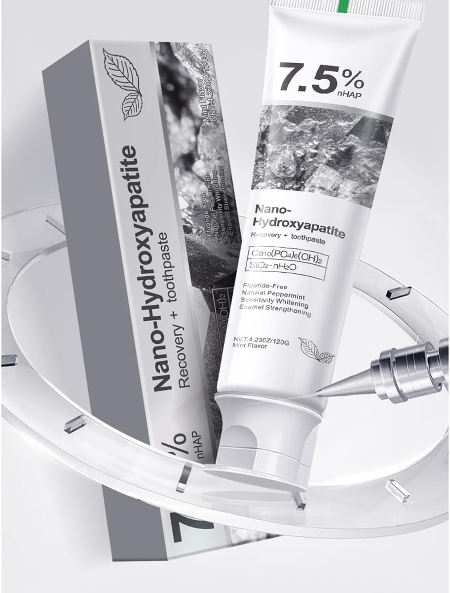 Hydroxyapatite Toothpaste 7.5% Sensitive Teeth Repair Mint 120g