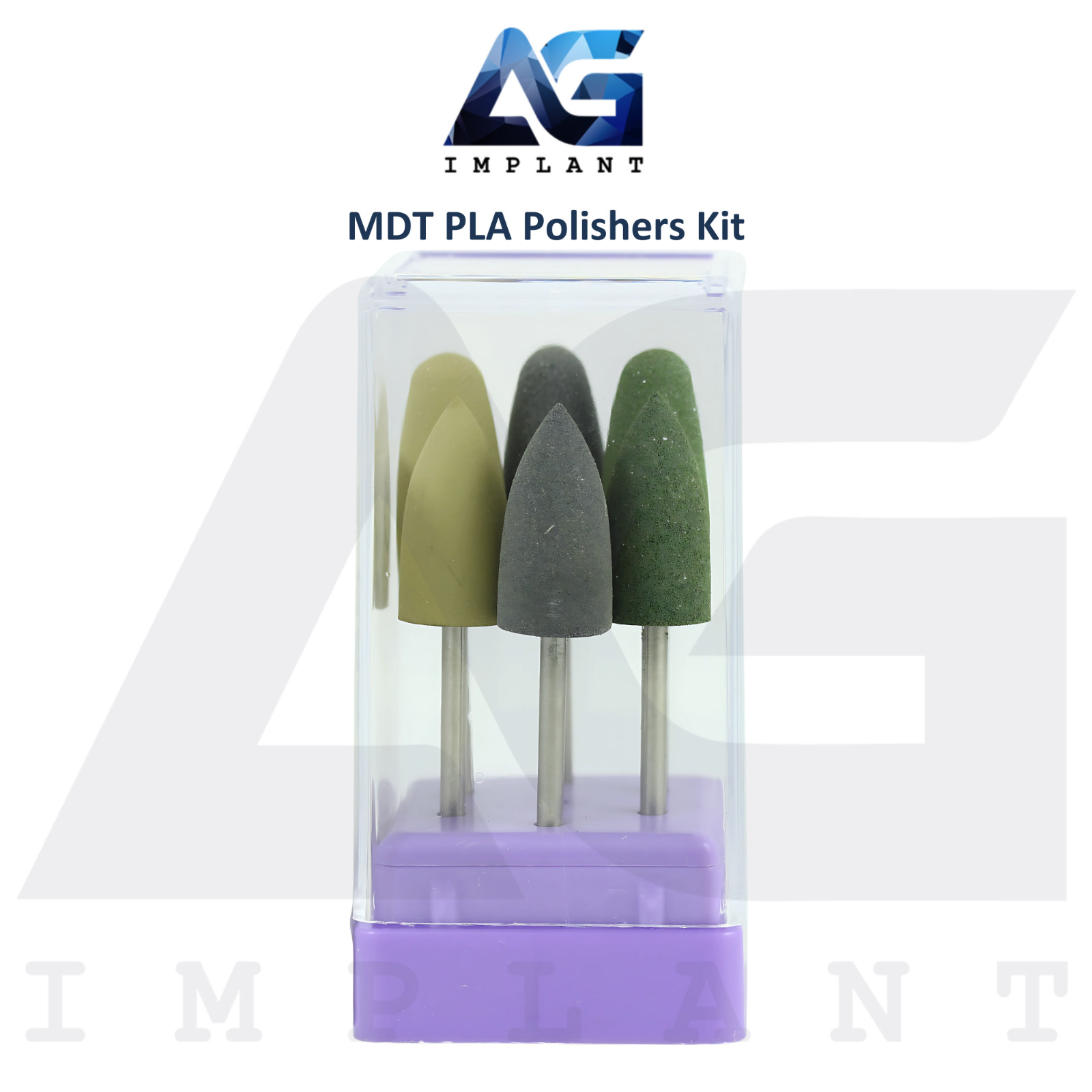 MDT Dental PLA Polishers Kit Acrylic Polishing System Finishing Restorations