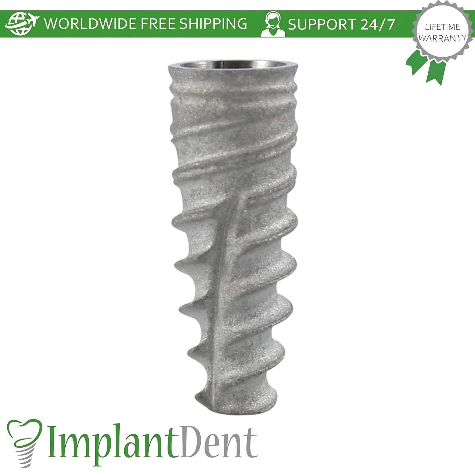 X5 CNP Conical Hex 2.25mm Dental Fixture and Straight Prosthetic NP Ø3.5mm