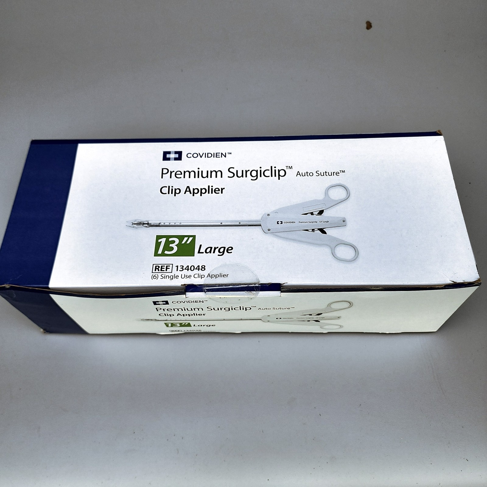134048 Premium Surgiclip Auto Suture Applier 13″ Lg 6x NEW EXP 2027