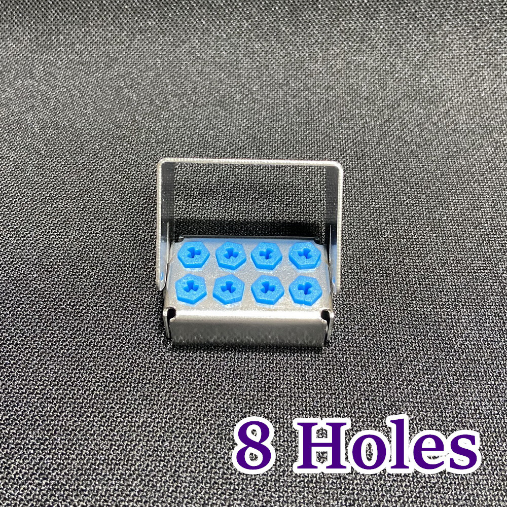 Dental Implant Drills Organizer Holder Sterilization Case Bur Block 8/12/30 Hole