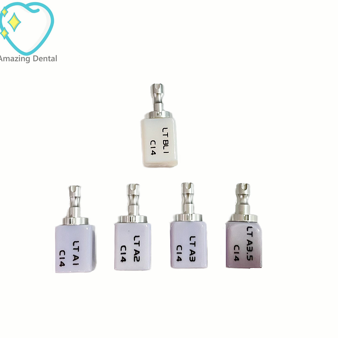 Dental C14 Emax Glass Ceramic Blocks CAD/CAM Cerec Blocks LT A1 A2 A3 A3.5 BL1