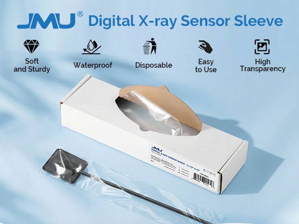 500Pcs X-Ray Head Sleeve JMU Dental Disposable Protective Covers Multiple sizes