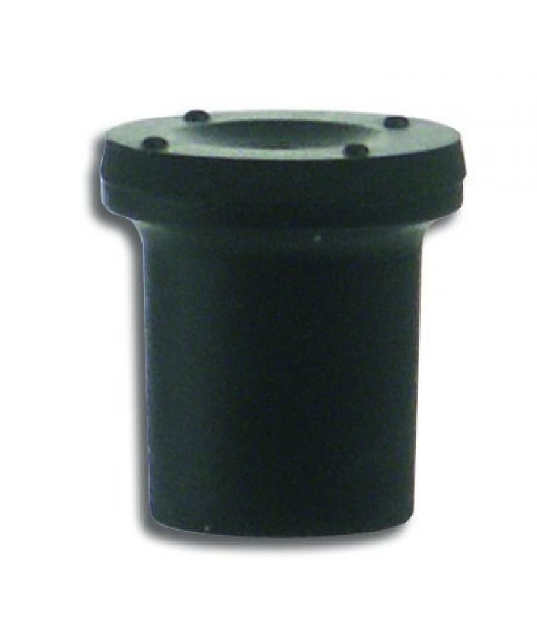 BD Luer Tip Cap, Syringe Tip Cap, Black, Sterile, 308341