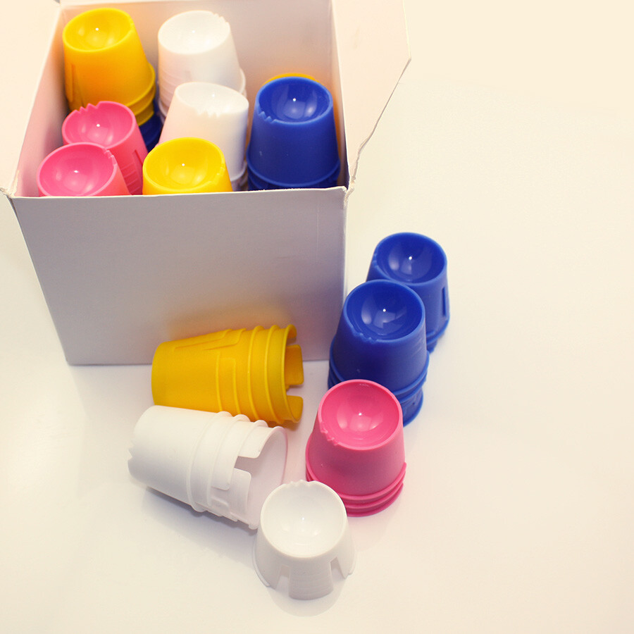 400 Pcs Dental Mix colour Multi-purpose Disposable Dappen Dishes